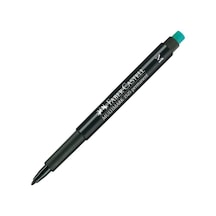 Faber-Castell 1525 Permanent Asetat Kalem M Siyah 10'Lu Siyah