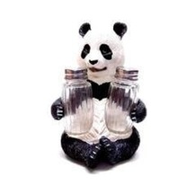 Sevimli Panda Tasarım Dekoratif Büyük Tuzluk Biblo