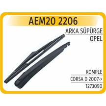 Aem Arka Silecek Kolu Süpürgesi Komple Opel Corsa D 2007- Aem20 2206 1273090 55703093 1272340 13240594