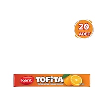Kent Tofita Stick Şeker Portakal 47g - 20 Adet
