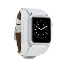 Plm Apple Uyumlu Watch    Deri Kordon 38-40-41mm Cuff Pulsar F3