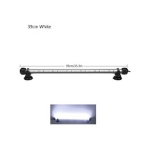 Silkroadselect 39cm Beyaz Stil Akvaryum Işığı Led Su Geçirmez Balık Tankı Işık Sualtı Balık Lambası Akvaryum Dekorasyon Aydınlatma Bitki Lambası Cm 220v Ab Güç Beyaz