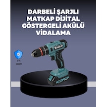 Drnds Güçlü Şarjlı Matkap Vidalama Çift Batarya