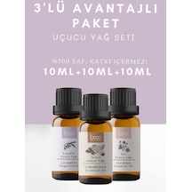 Boco Born In Cosmetics Itır + Lavanta + Tarçın Saf Aromaterapi Uçucu Yağı 3 x 10 ML