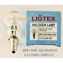 Fırın Ampulu 300 Derece Lambası Isıya Dayanıklı Ampul 300 Derece