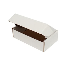 Beyaz Kilitli Kargo Kutusu / Ebat: 16x8x3 cm (100 adet)