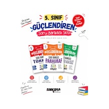 Ankara Yayıncılık 2027 5. Sınıf Türkçe + Paragraf + Din Kültürü Ve Ahlak Bilgisi Yeni Müfredat Bağlam Temelli Güçlendiren Soru Bankası Seti 3 Kitap