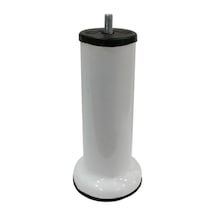 Cateksss 15 Cm Baza Ayağı Koltuk Ayağı Kanepe Ayağı Civatalı M8 İnce Diş Beyaz - 2 Li Paket
