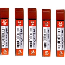 Faber 5 Adet Min Süper Fine Lead 2b 75 Mm 0.5 Mm