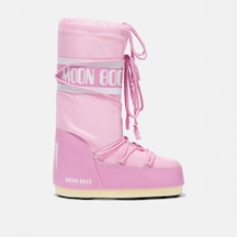 J001 Pink Gum Kar Botu Kadın 80d1400440-j001 Moon Boot Icon Nylon Pink 35-41 Pembe