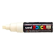 Hobi-Marketart Uni Posca Pc-8K Boyama Markörü 8 Mm Kesik Uç Fildişi