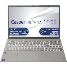 Casper Nirvana C650.1255-DX00X-G-F i7-1255U 32 GB 2 TB NVME SSD 15.6" Dos Dizüstü Bilgisayar