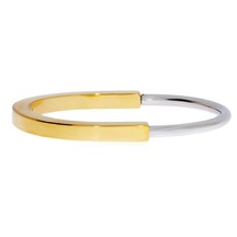 Celikchi Unisex Asma Kilit Model Gold Modern Görünümlü Çelik Bilezik