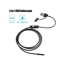 Pazly Endoskop Kamera 6 Led Ip67 Su Geçirmez Usb Type-c Android/pc 10m Kamera 10m