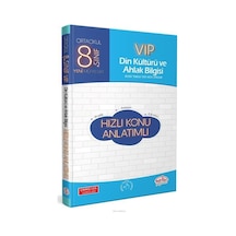 8.Sınıf VIP Din Kültürü ve Ahlak Bilgisi Hızlı Konu Anlatımlı -  Editör