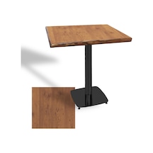 Tokyo Masif Kenar Laminat Kare Masa 70x70 Esb - Indiana Wood Çok Renkli