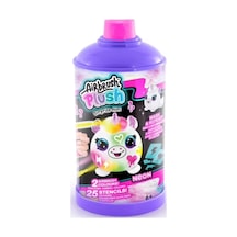 Airbrush Neon Boyanıp Yıkanabilen Mini Peluş Sürpriz Paket Mor