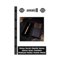 Delux Serisi Günlük Gereç Görev Aracı Yetişkin Hediyesi Roller Kalem Metal Çok Renkli