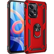Microsonic Xiaomi Poco X5 5G Kılıf Military Ring Holder