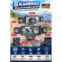 Seyu N89 5 Kameralı Wifi Full Hd 1080p Araç İçi Kamera Geniş Açı G-sensörlü 2 İnç
