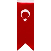 Kırlangıç Türk Masa Bayrağı Direksiz 8,5x25 Cm- 10 Adet Tek Ebat