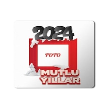 2024 Mutlu Yıllar Foto Yazı Mousepad Mouse Pad
