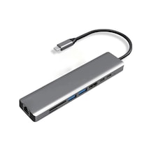 Type-c To Hdtv Multifunction Adapter 8 Port Kablo