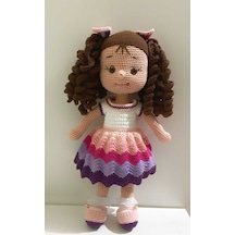 Amigurumi Karnaval Bebek Kız Çocuk Oyuncak Örgü Oyuncak