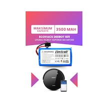 Ecovacs Deebot 601 Uyumlu Batarya Maksimum Kapasite 3500mah Pil Robot Süpürge Bataryası