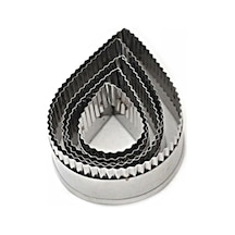 Volovan Metal Set 6 Parça - Damla Tırtıklı