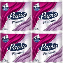 Papia Tuvalet Kağıdı 4 Katlı 128 Li Pk Platinum 4pk 32