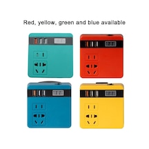 Ulzyvf 21v Lityum Pil İnvertörü Ac220v/dc5v/12v Dış Mekan Dayi İnvertörü Yeşil