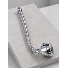 Metal Spiral Musluk Uzatma Başlığı 360 Döner Esnek Model