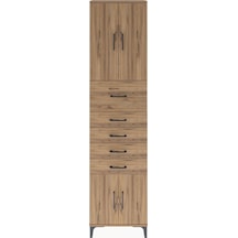 Arges Dolap 3 Raflı 5 Çekmeceli 4 Kapaklı 60x30x243 Çam-çam Çam Arges Dolap 3 Raflı 5 Çekmeceli 4 Kapaklı 60x30x243 Çam-çam Çam