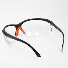 Iş Güvenlik Gözlüğü Koruyucu Silikonlu Gözlük S600 Şeffaf