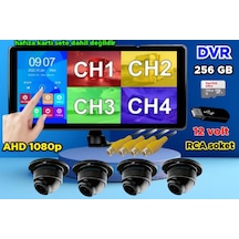 Dvr Dokunmatik Video Müzik 4 Ad 1080p Ahd 150'' Ultra Mini Kamera