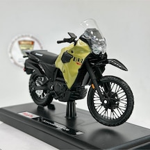 Kawasaki Klr 650 1:18 Diecast Model Motosiklet Detaylı Adventure Tasarım