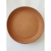 Topraktan 6'lı Fincan,saksı Altlığı Çok Amaçlı Mini Tabak 13 1,5 Cm