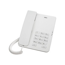 Telefon Askısı Karel Tm-140 Analog Sabit Kablolu Ekransız Beyaz Masaüstü Telefon Analog