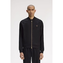 Fred Perry J1333 Black Watch Tartan Erkek Ceket Siyah