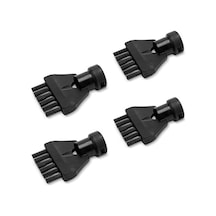 Derz Fırçası Seti, 4 Fırçalı, Tüm Sc Easyfix Ve Deluxe Buharlı Temizleyiciler İçin, Siyah Açık Gri