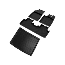 Uyumlu 4d Kauçuk Paspas Ve 3d Bagaj Havuzu Açık Bej