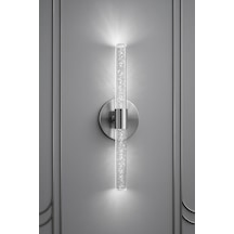 Bhbackhome Bubbleflux Şık Tasarım Modern Ledli Aplik 40 Cm Pilli Gümüş