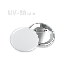 58 Mm Uv Baskıya Uygun Buton Rozet Vg58uvbr 250 Adet