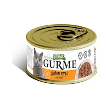 5 Adet Jungle Gurme Sığır Etli Yetişkin Kedi Konservesi 85 Gr