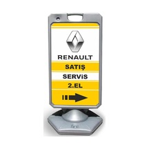 Renault     Reklam ve Yönlendirme Uyari Dubasi A Tabela Grı