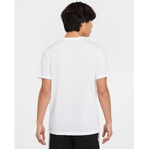 Nike Dri-fit Erkek Beyaz Basketbol Tişörtü Beyaz