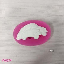 Yy0674 Nostaljik Araba Silikon Kalıp