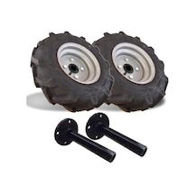 Dolma Patlamaz Çapa Makinası Aks Tekerlek Takımı 400/8 27 Mm