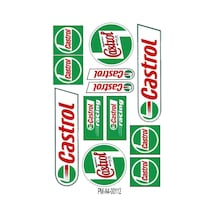 Sticker Seti Castrol Sponsor Tasarımlı Grenaj Kaplama 01 Nötr